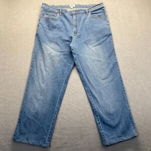 Liberty Blues Mens Relaxed Jeans Stretch Side Tag Size 44X40 Tall,see‎ measures